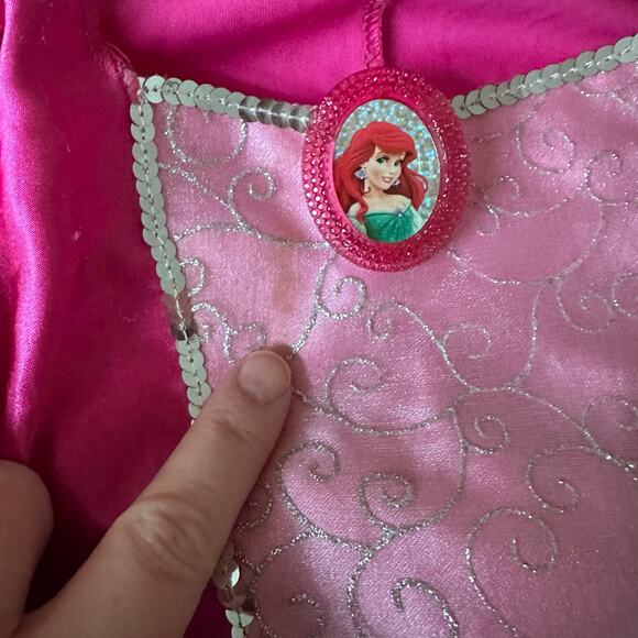 Disney Princess Ariel Dress Up Gown - Size 5 - Pink - Picture 2 of 10